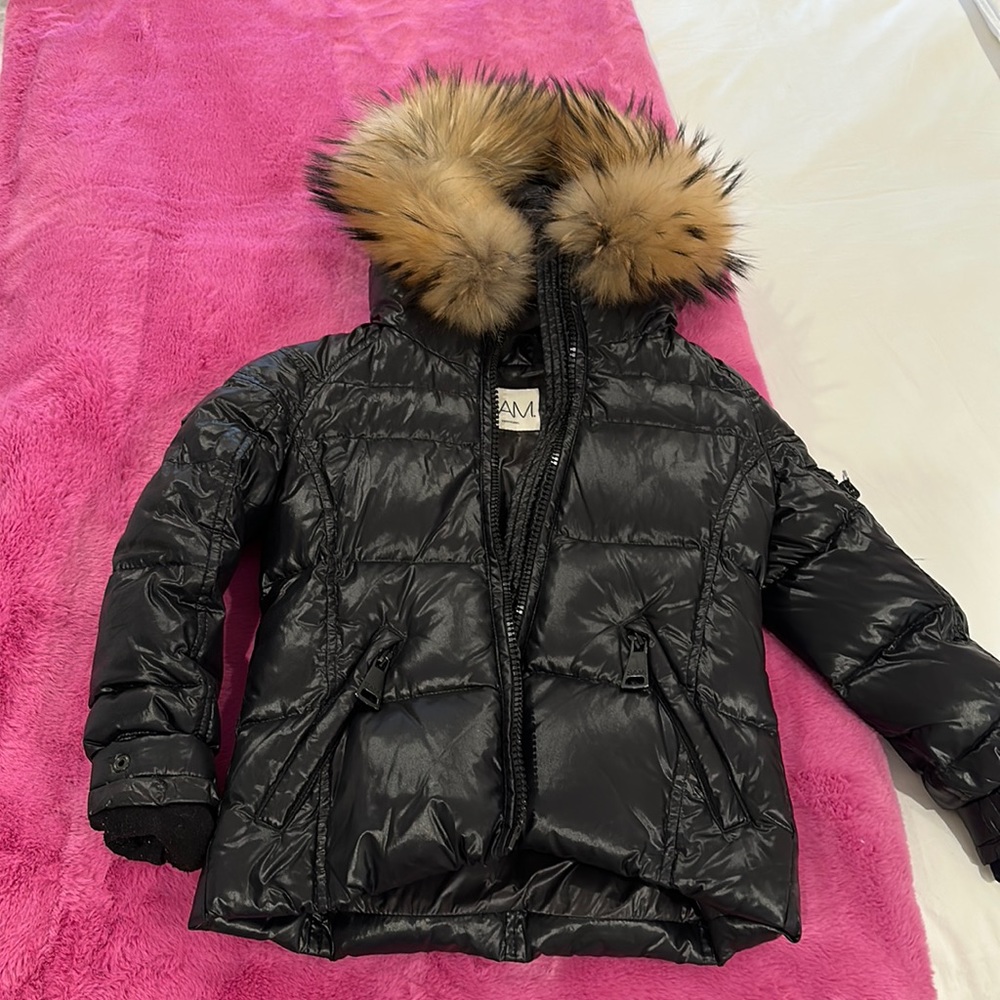 Girls Sam Winter Coat w Fur Hood